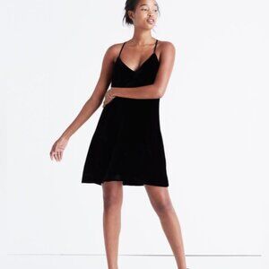 Madewell Velvet Slip Dress (Size 0)